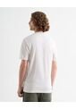 Camiseta Estampado En Relieve  Para Hombre Marfil Seven Seven de Seven Seven