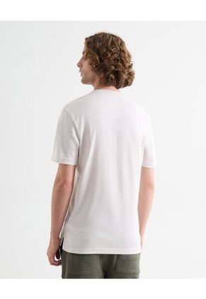 Camiseta Estampado En Relieve  Para Hombre Marfil Seven Seven