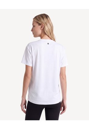 Camiseta Texturizada Sport Sec  Para Mujer Blanco Seven Seven