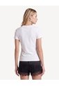 Camiseta Básica Tejido  Para Mujer Crudo Seven Seven de Seven Seven