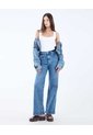 Jeans Wide Leg Tono Claro  Para Mujer Azul Seven Seven de Seven Seven