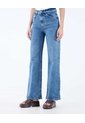Jeans Wide Leg Tono Claro  Para Mujer Azul Seven Seven de Seven Seven