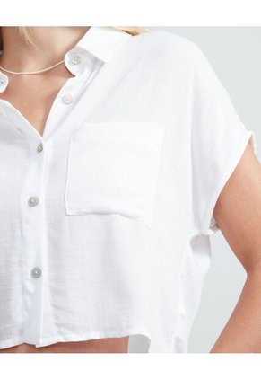 Blusa Para Mujer Manga Corta Color Blanco Marca Seven Seven #28123879