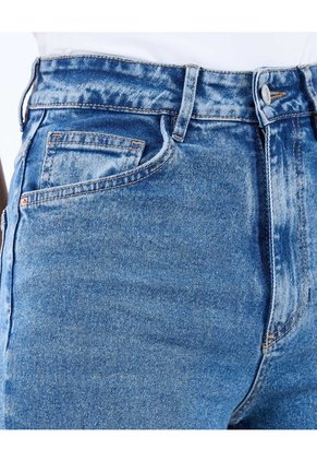Jeans Wide Leg Tono Claro  Para Mujer Azul Seven Seven