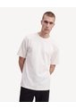 Camiseta Piqué Relax  Para Hombre Marfil Seven Seven de Seven Seven