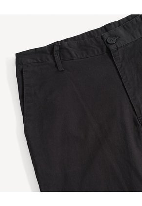 Pantalón Chino Regular Drill Para Hombre Negro Seven Seven