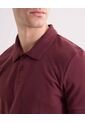 Polo Para Hombre Cuello Tejido Sin Bolsillo Color Vino Marca Seven Seven #45110909 de Seven Seven