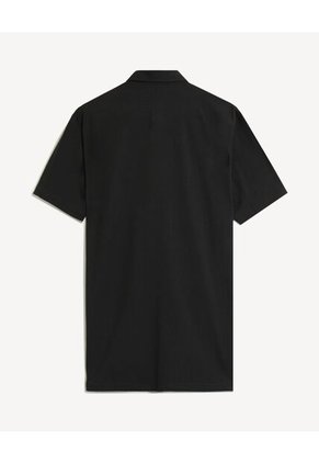 Polo Para Hombre Cuello Maquina Sin Bolsillo Color Negro Marca Seven Seven #45110939