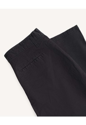 Pantalón Chino Regular Drill Para Hombre Negro Seven Seven