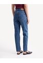 Jean Mom Ruedo Al Corte  Para Mujer Azul Seven Seven de Seven Seven