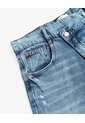 Jean Straight Pretina Cruzada  Para Mujer Azul Seven Seven de Seven Seven