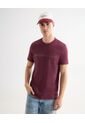 Camiseta Para Hombre Manga Corta Cuello Redondo Color Vino Marca Seven Seven #45092751 de Seven Seven