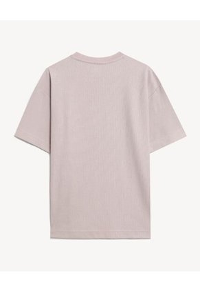 Camiseta Relaxed Estampada Para Hombre Taupe Seven Seven