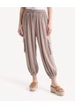 Pantalón Cargo Ajustable  Para Mujer Café Seven Seven de Seven Seven