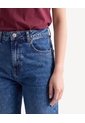 Jean Mom Ruedo Al Corte  Para Mujer Azul Seven Seven de Seven Seven