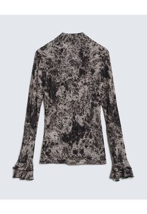 Camiseta Para Mujer Manga Larga Color Cafe Oscuro Marca Seven Seven #28096108