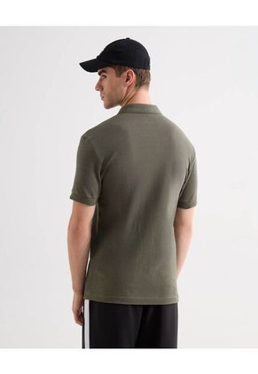 Polo Para Hombre Cuello Tejido Sin Bolsillo Color Verde Marca Seven Seven #45110911