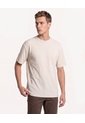 Camiseta Texturizada Relax  Para Hombre Taupe Seven Seven de Seven Seven