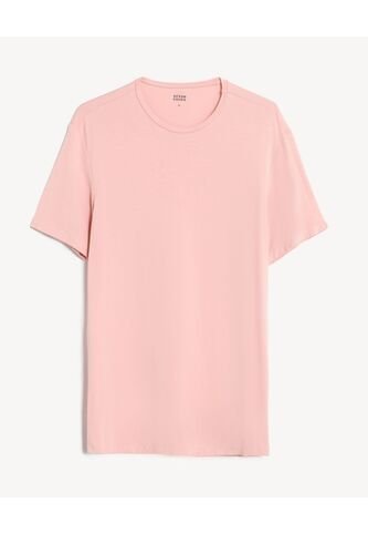 Camiseta Básica Fluida  Para Hombre Rosa Seven Seven Seven Seven