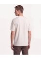 Camiseta Texturizada Relax  Para Hombre Taupe Seven Seven de Seven Seven