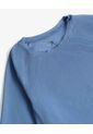 Camiseta Crop Deportiva En Mesh  Para Mujer Azul Seven Seven de Seven Seven