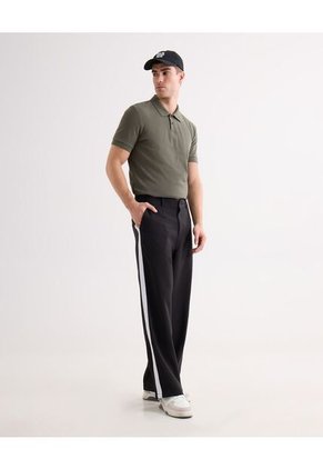 Polo Para Hombre Cuello Tejido Sin Bolsillo Color Verde Marca Seven Seven #45110911