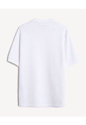 Polo Cuello Mao Con Botonadura  Para Hombre Blanco Seven Seven