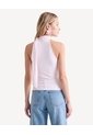 Camiseta Halter Con Corbata  Para Mujer Rosa Seven Seven de Seven Seven