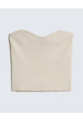 Crop Top Para Mujer Manga Sisa Color Crudo Marca Seven Seven #28096166