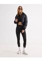 Crop Top Manga Larga  Para Mujer Negro Seven Seven de Seven Seven