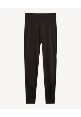 Leggins Deportivo Con Cortes  Para Mujer Negro Seven Seven Seven Seven