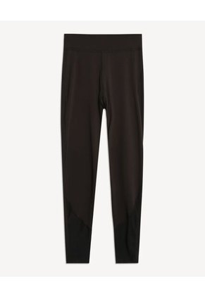 Leggins Deportivo Con Cortes Para Mujer Negro Seven Seven