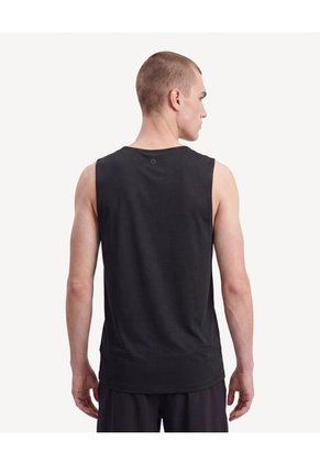 Camiseta Manga Sisa Texturizada Para Hombre Negro Seven Seven