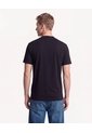 Camiseta Textura Piqué  Para Hombre Negro Seven Seven de Seven Seven