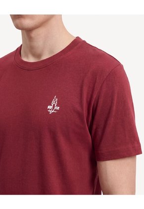 Camiseta Screen Frontal Para Hombre Vino Seven Seven