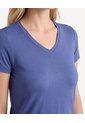 Camiseta Texturizada Sport  Para Mujer Azul Seven Seven de Seven Seven
