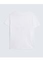 Camiseta Estampada Oversize Moños  Para Mujer Crudo Seven Seven de Seven Seven