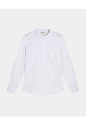 Camisa Para Hombre Manga Larga Cuello Neru Color Blanco Marca Seven Seven #45011419