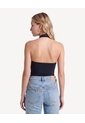 Camiseta Halter Con Escote  Para Mujer Negro Seven Seven de Seven Seven