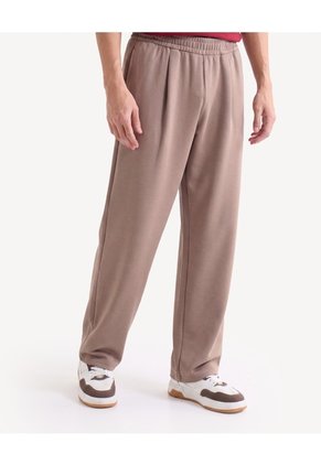Pantalón Jogger Fluido Para Hombre Taupe Seven Seven