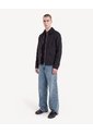Polo Tricot Cierre Frontal  Para Hombre Negro Seven Seven de Seven Seven
