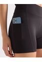 Short Biker Con Bolsillos  Para Mujer Negro Seven Seven de Seven Seven