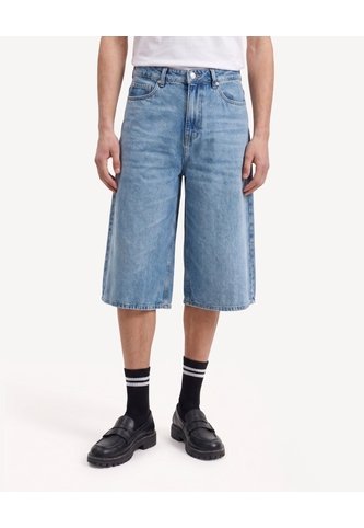 Jort Denim Tono Medio  Para Mujer Azul Seven Seven Seven Seven