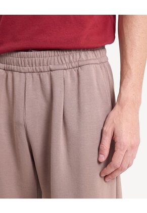 Pantalón Jogger Fluido Para Hombre Taupe Seven Seven