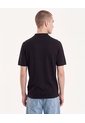 Polo Tricot Cierre Frontal  Para Hombre Negro Seven Seven de Seven Seven