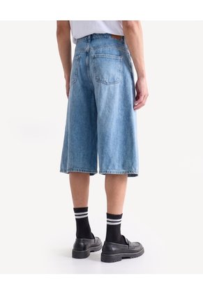 Jort Denim Tono Medio  Para Mujer Azul Seven Seven