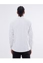 Camisa Cuello Gales Estampado De Lunares  Para Hombre Crema Seven Seven de Seven Seven