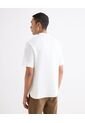 Camiseta Oversize De Tejido Suave  Para Hombre Marfil Seven Seven de Seven Seven