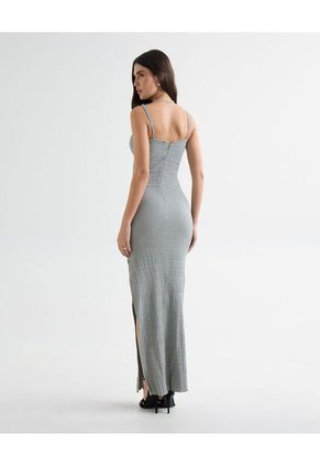 Vestido Para Mujer M/Sisa Largo Color Gris Marca Seven Seven #28171387