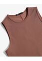 Camiseta  Para Mujer Manga Sisa Cuello Redondo Color Café Marca Seven Seven #28096562 de Seven Seven
